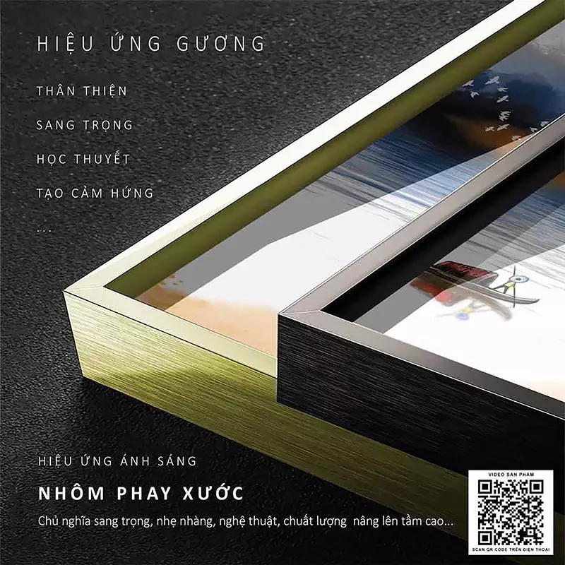 Bức tranh treo phòng khách Mica AZ3-0173 3