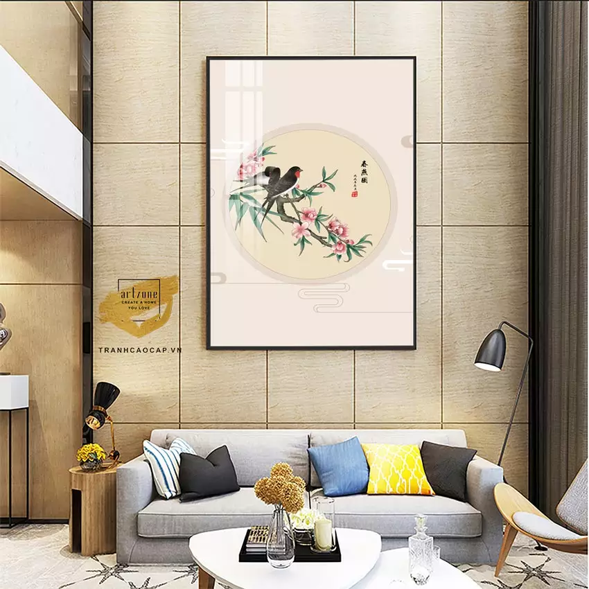 Nét vẽ tinh tế và đầy cảm xúc trong bức tranh Bóng Gương Sang Trọng