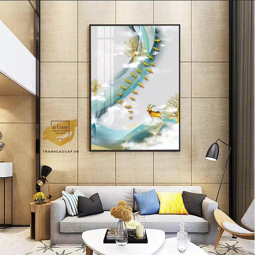 Lựa chọn kích thước tranh phù hợp với không gian