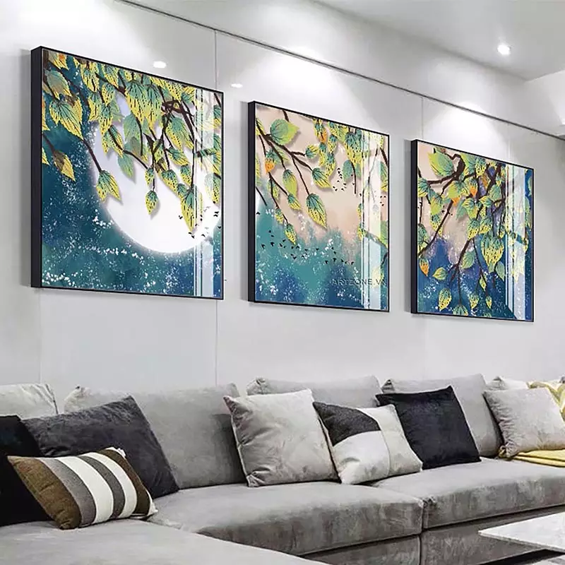 Bức tranh Mica mang lại không gian sống động