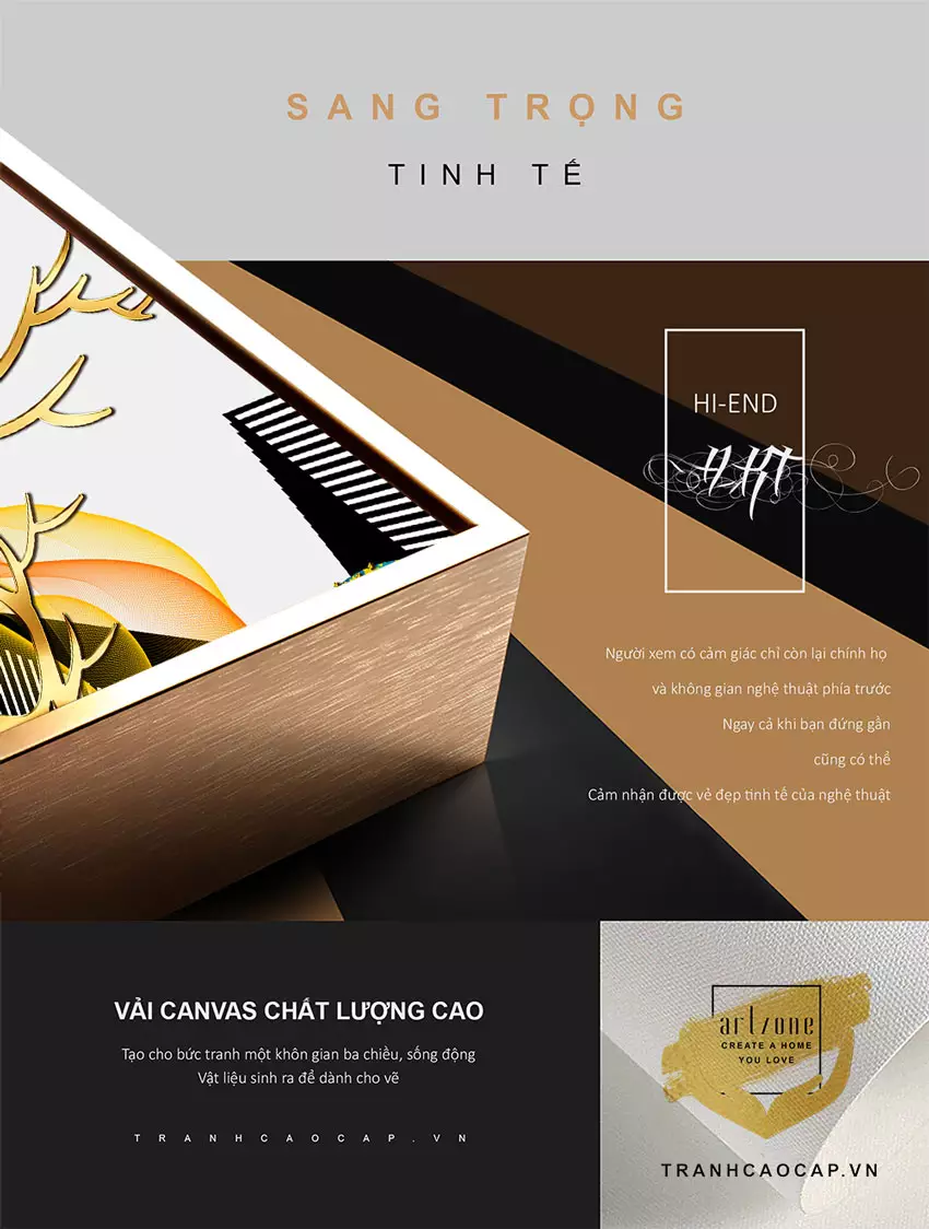 Tranh treo tường mang tính triết lý