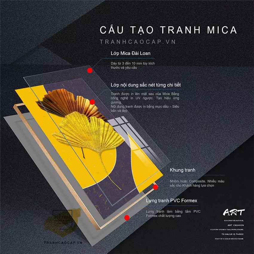 Tranh Mica Bóng Gương Tinh Tế AZ1-1718