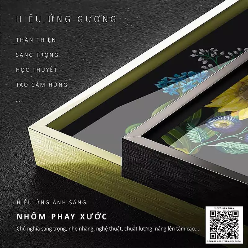 Không Gian Trang Trí Với Tranh Mica