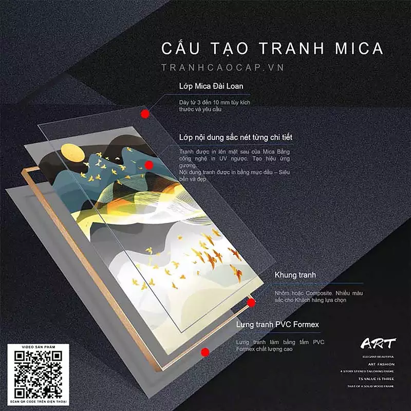 Tranh mang lại cảm xúc tích cực