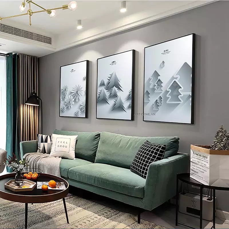 Bức tranh AZ3-0084-MICA thể hiện gu thẩm mỹ