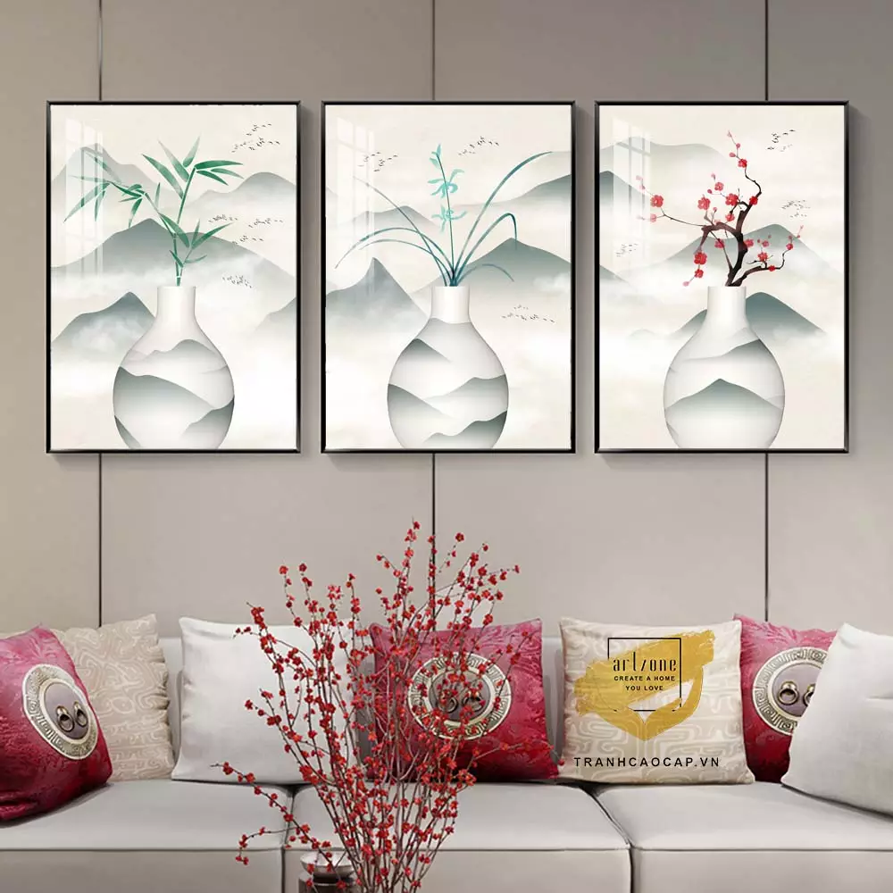 Bức tranh Bóng Gương Trừu Tượng 4
