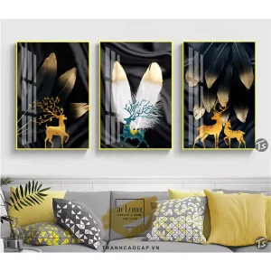 Chất liệu tranh treo tường phòng khách: Từ canvas đến gỗ, chọn loại nào?
