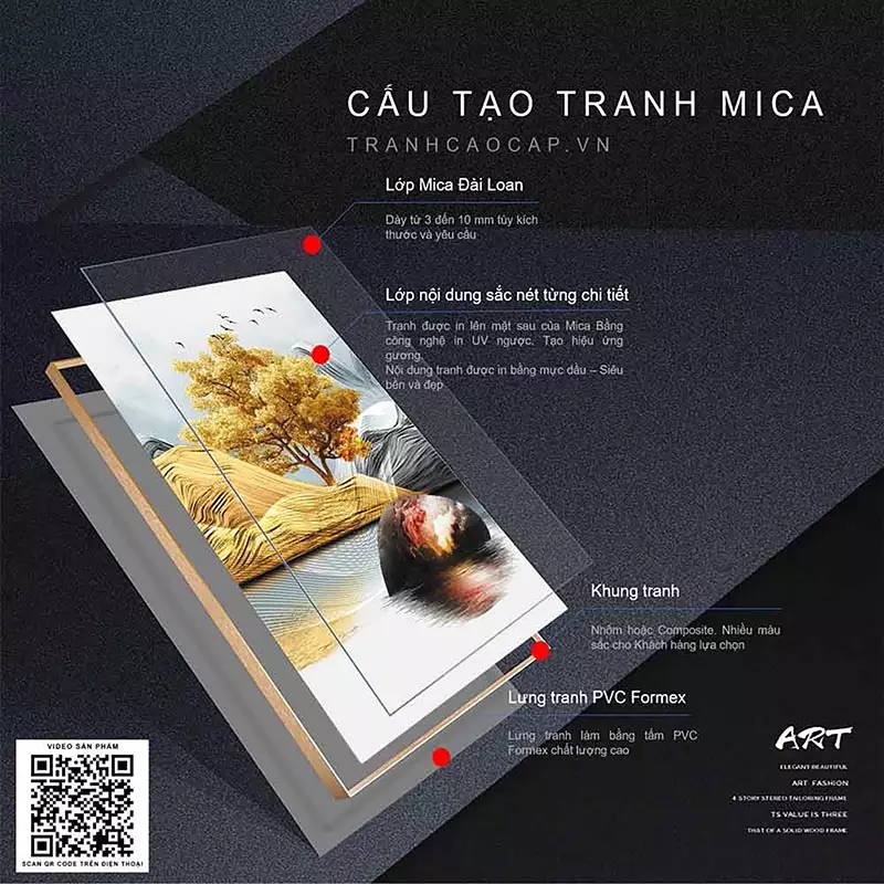Tranh AZ3-0165 trong trang trí nội thất