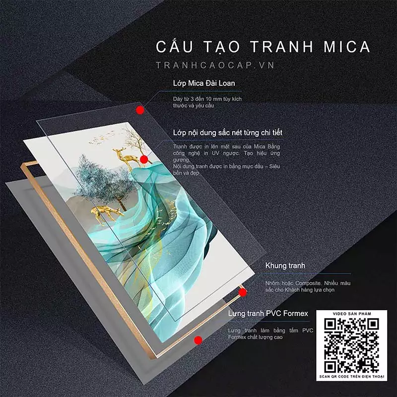 Tranh Mica AZ3-0322-MICA - Hình ảnh 4