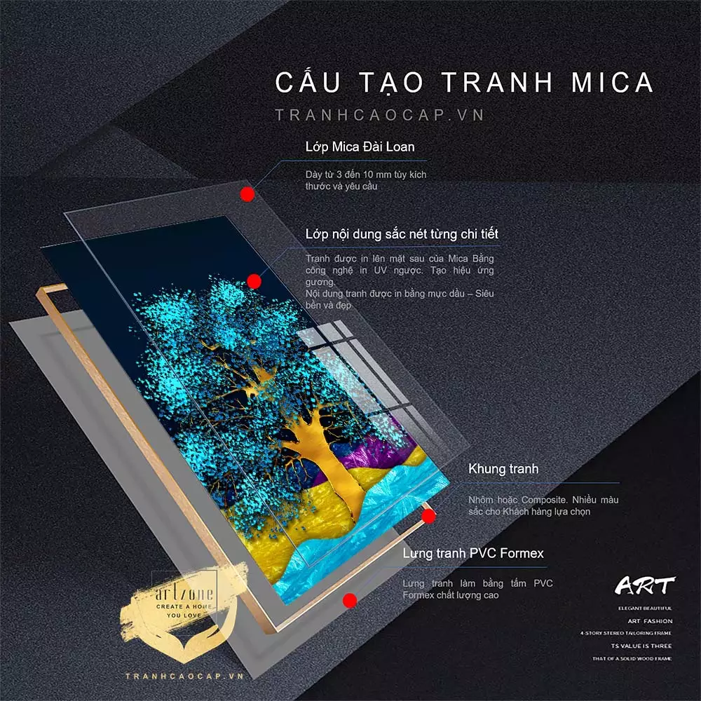 Tranh Mica AZ3-0382