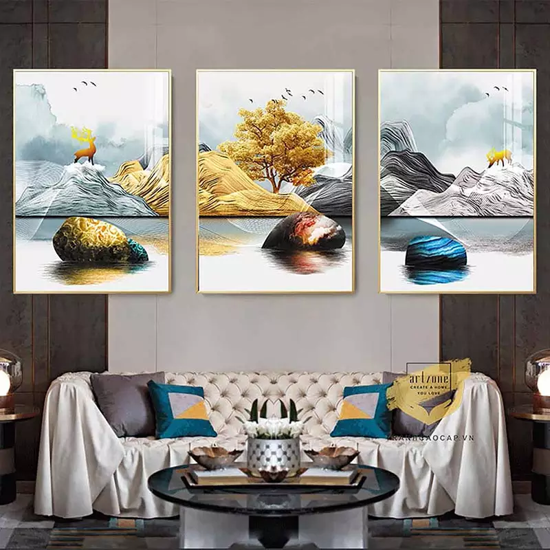 Tranh AZ3-0165 phản ánh cá tính gia chủ
