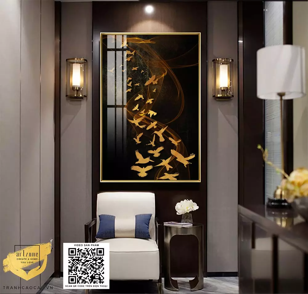 Chất liệu mica cao cấp mang đến vẻ đẹp sang trọng