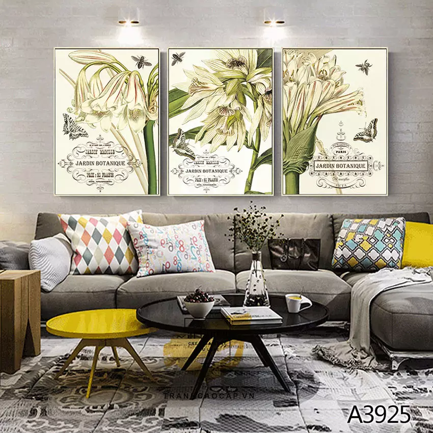 Bức tranh hoa trong bộ AZ3-0637