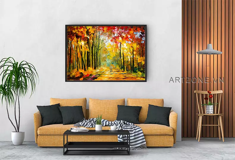 Tranh Sự Lãng Mạn Của Mùa Thu phù hợp với nhiều phong cách nội thất Tranh Sự Lãng Mạn Của Mùa Thu phù hợp với nhiều phong cách nội thất