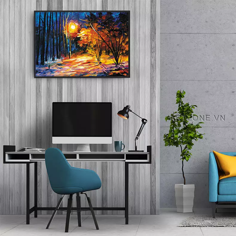 Chiều cao lý tưởng để treo tranh