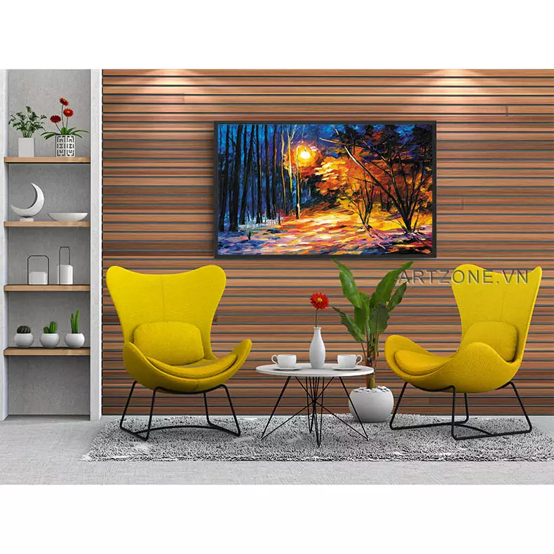 Chọn kích thước tranh phù hợp với diện tích tường