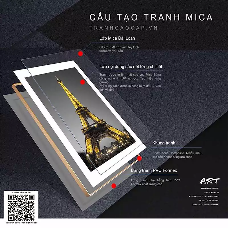 Tranh Mica AZ3-0258 - tranh treo tường cao cấp
