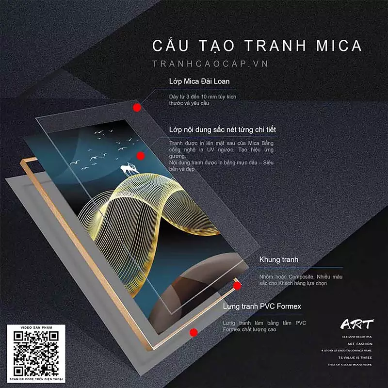Tranh Mica AZ3-0180 - hình ảnh 4