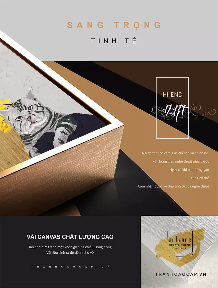Tranh Mica tối giản