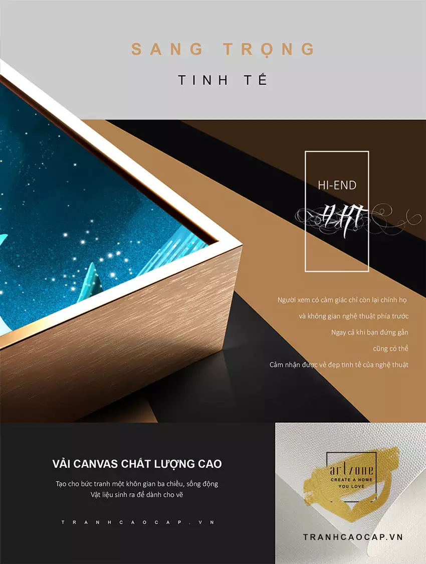 Ưu đãi đặc biệt khi mua tranh Chỉ Bì Tinh Tế tại Tranh Cao Cấp