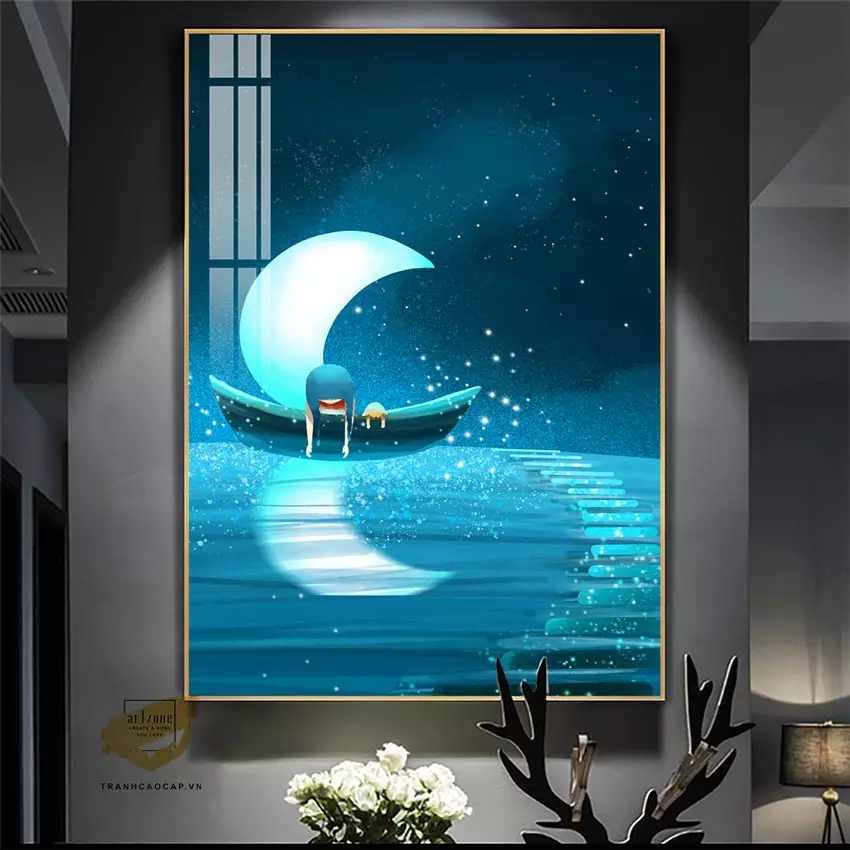 Công nghệ in UV hiện đại trên tranh Mica Chỉ Bì Tinh Tế
