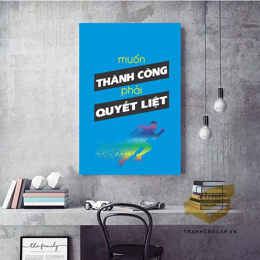 Thông điệp ý nghĩa trên tranh động lực