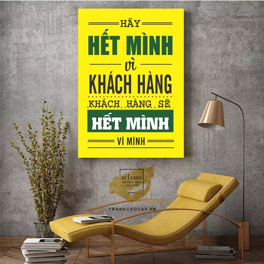 Tranh Mica slogan là lựa chọn phổ biến cho văn phòng