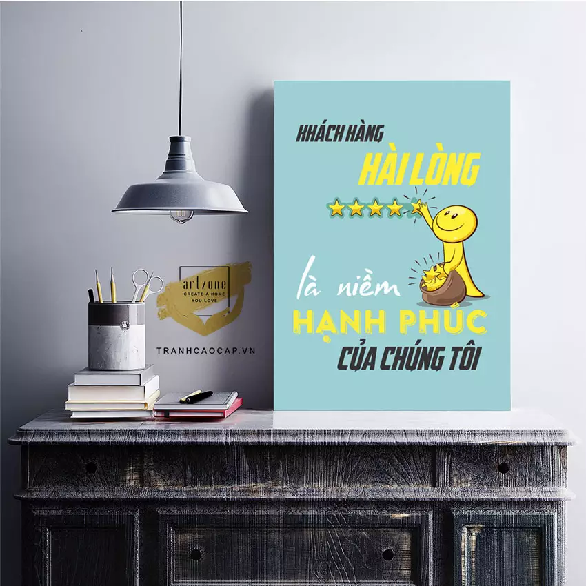 Tranh động lực treo tường văn phòng tạo động lực làm việc
