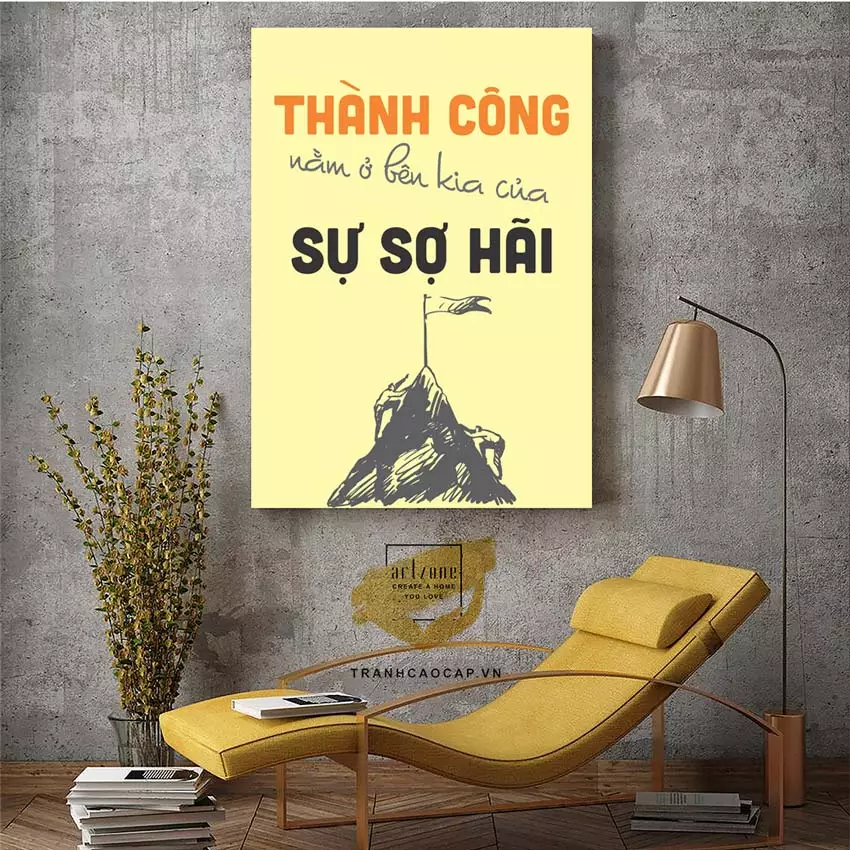 Tranh mica treo văn phòng theo phong thủy