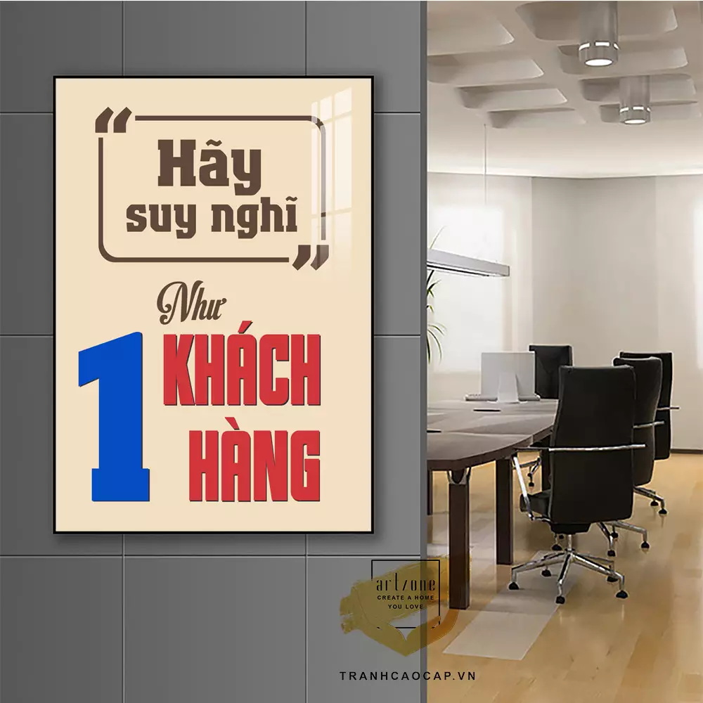 Tranh trong phòng làm việc