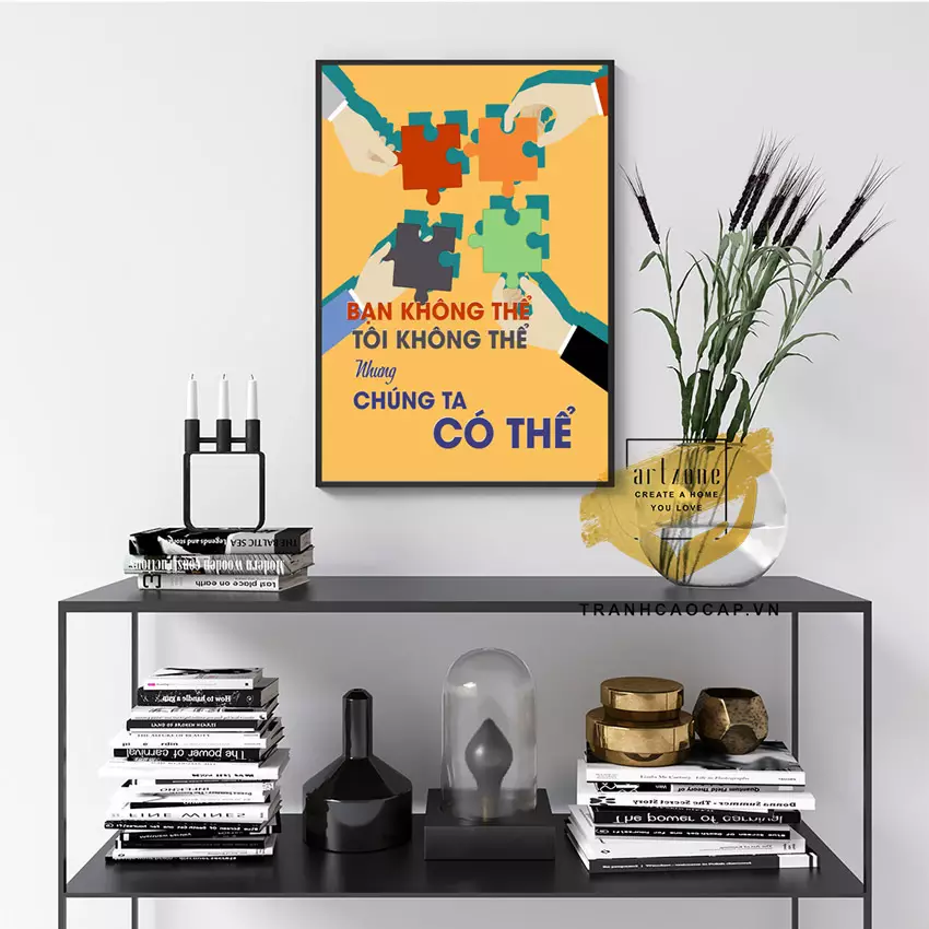 Tranh Slogan Tạo Động Lực Mica AZ1-1258