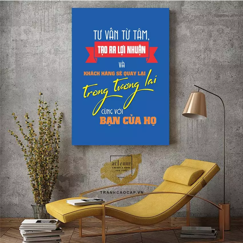 Sự kết hợp hài hòa giữa màu sắc và hình khối trong tranh