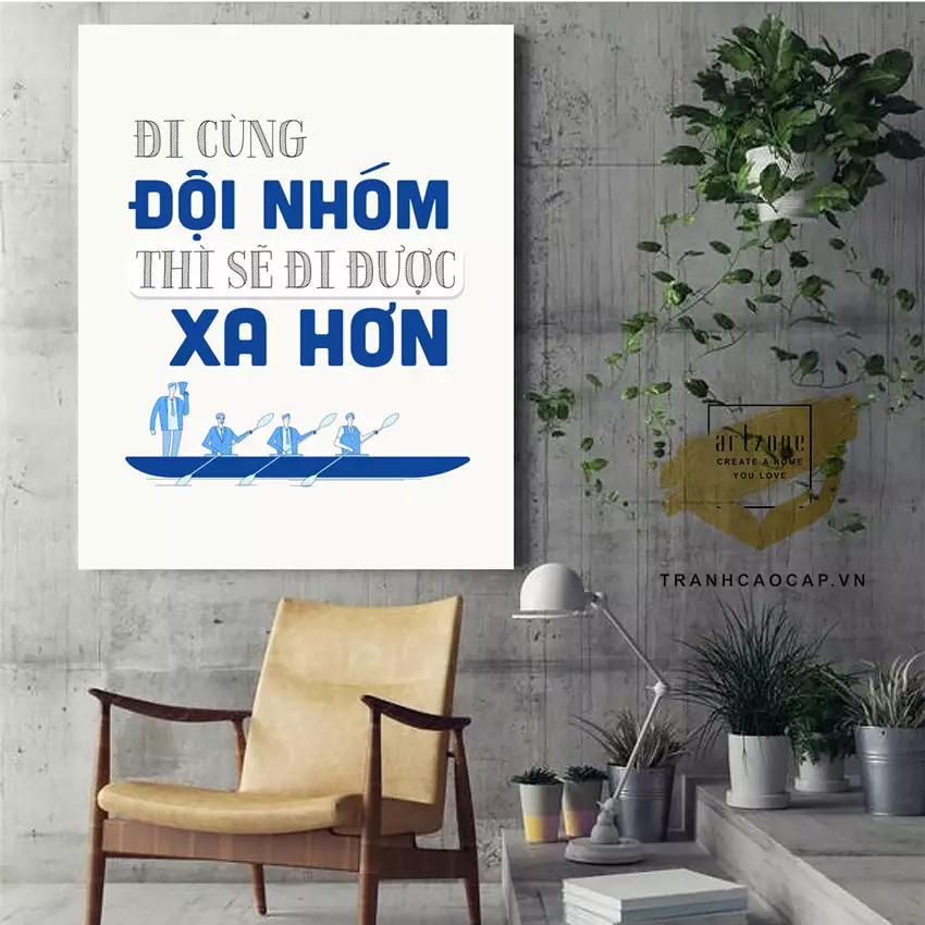 Tranh treo tường hợp phong thủy mang lại may mắn
