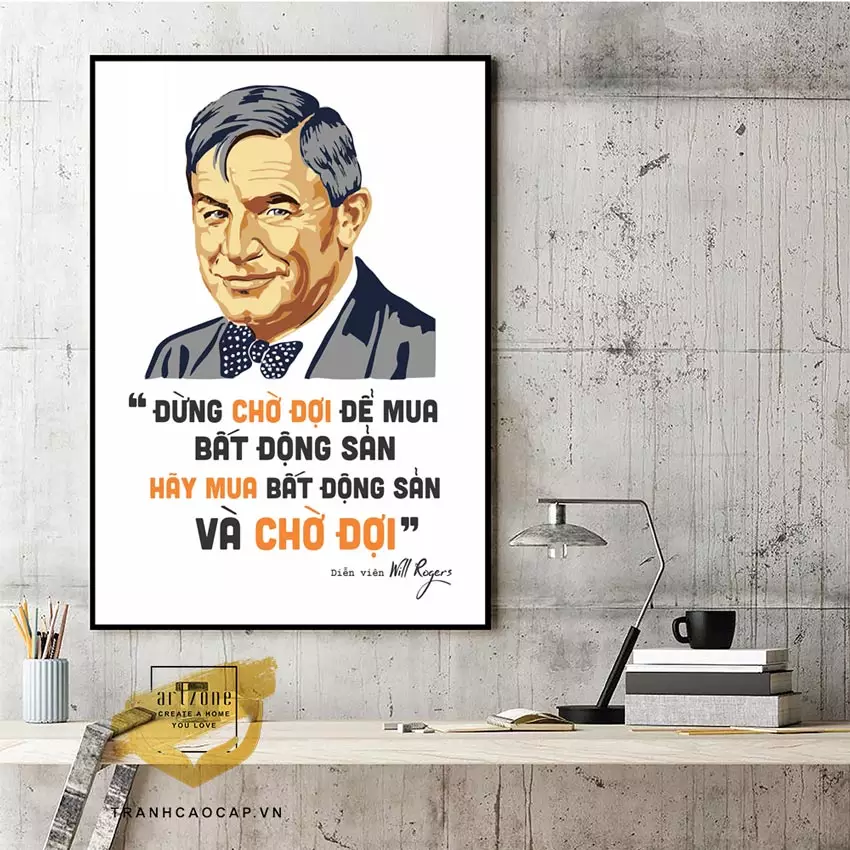 Tranh Mica Động Lực AZ1-1261-MICA phù hợp với nhiều không gian văn phòng