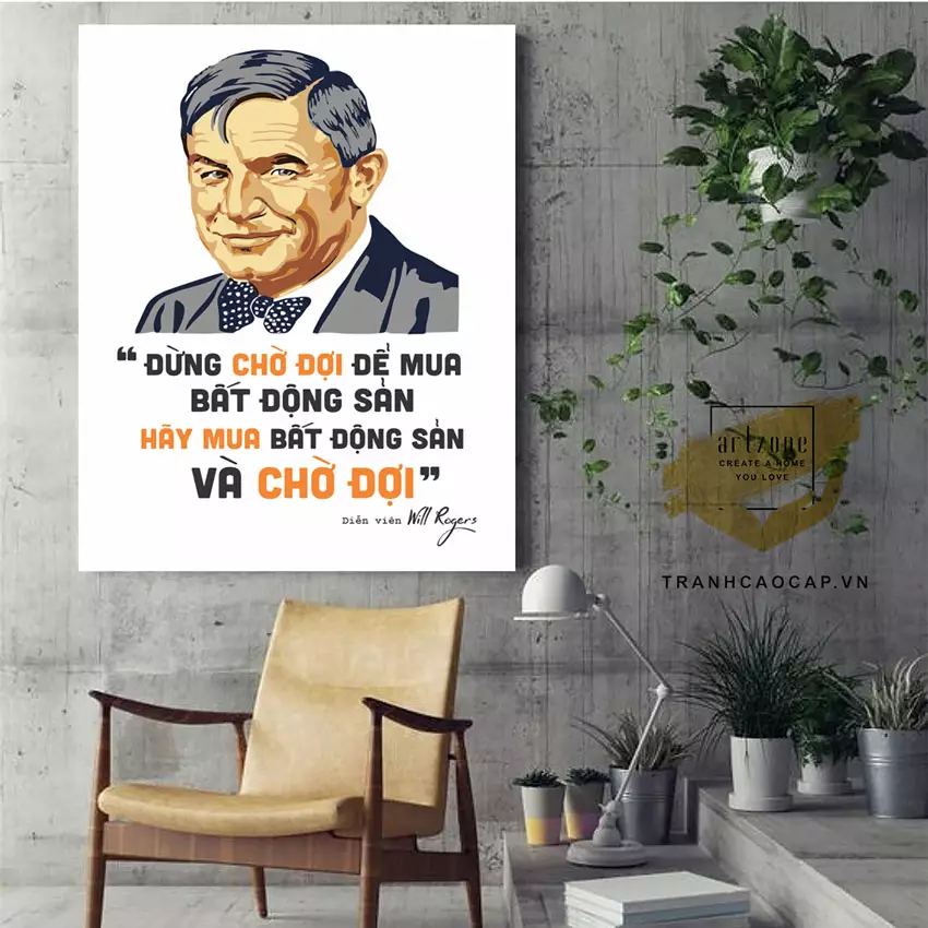 Chọn tranh phù hợp với chức năng của từng không gian