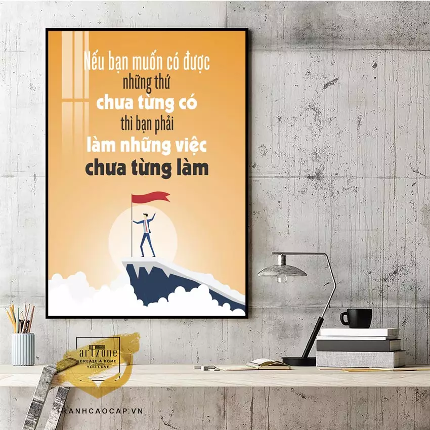 Tranh Mica Động Lực AZ1-1259 với màu sắc tươi sáng