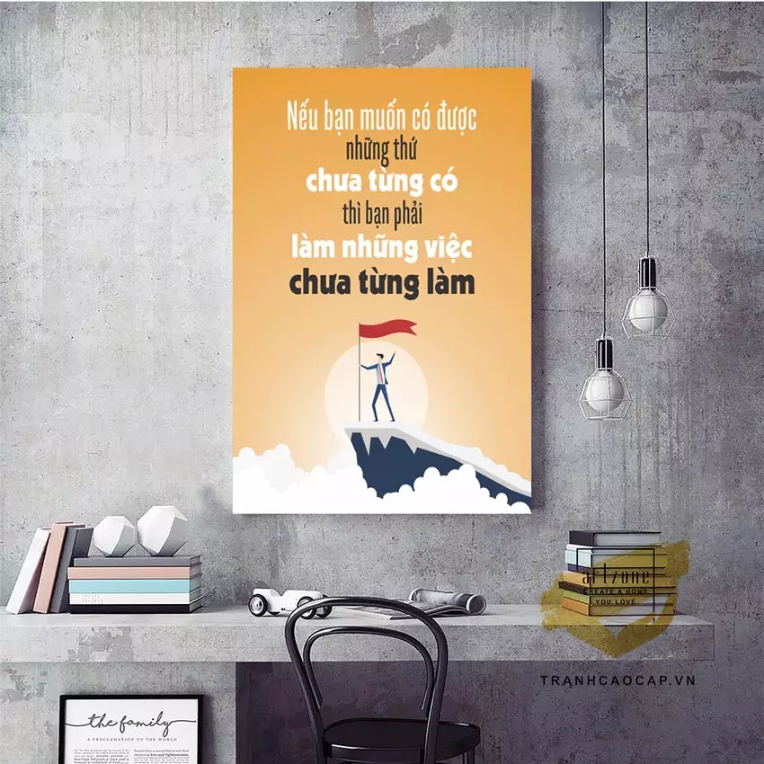 Tranh Mica Động Lực AZ1-1259 với khung composite