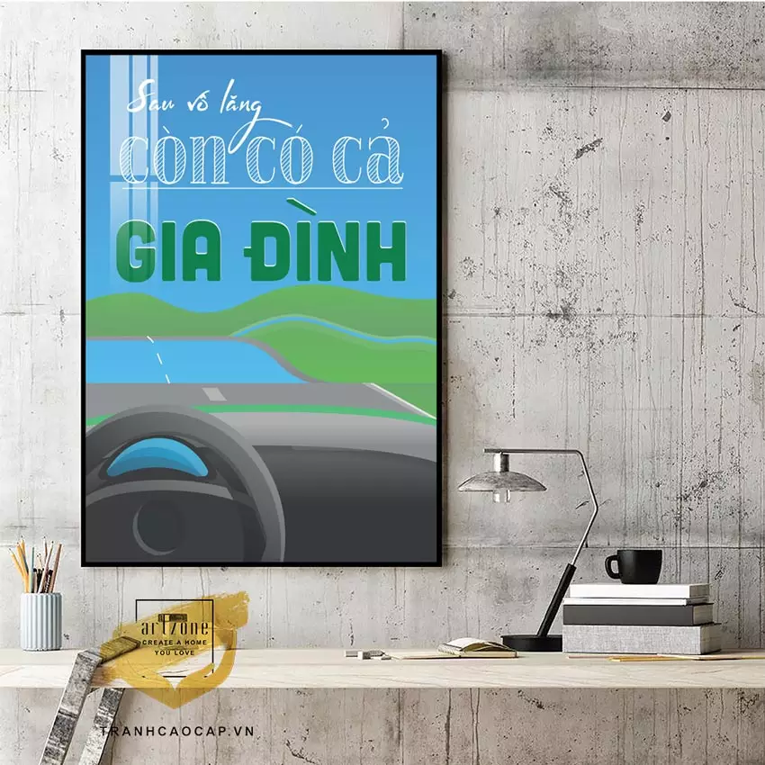 Cách bố trí tranh treo tường cân đối