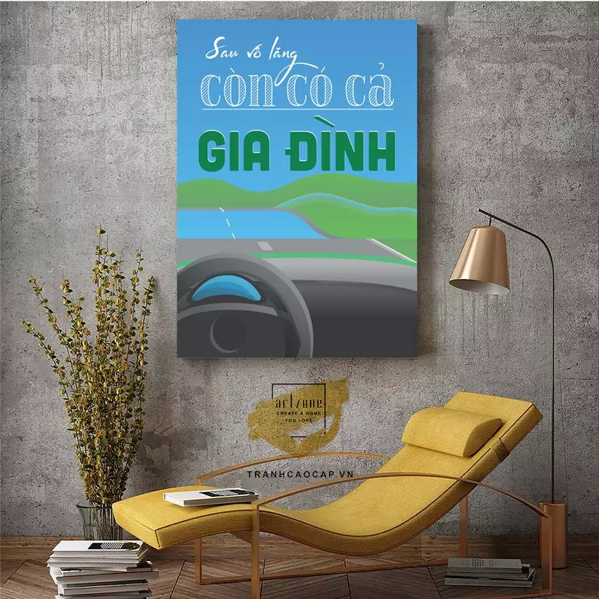 Tranh mica phong cách hiện đại