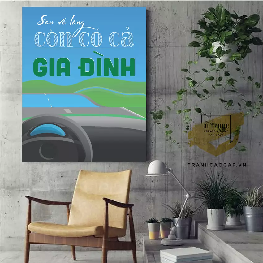Tranh mica chất liệu cao cấp
