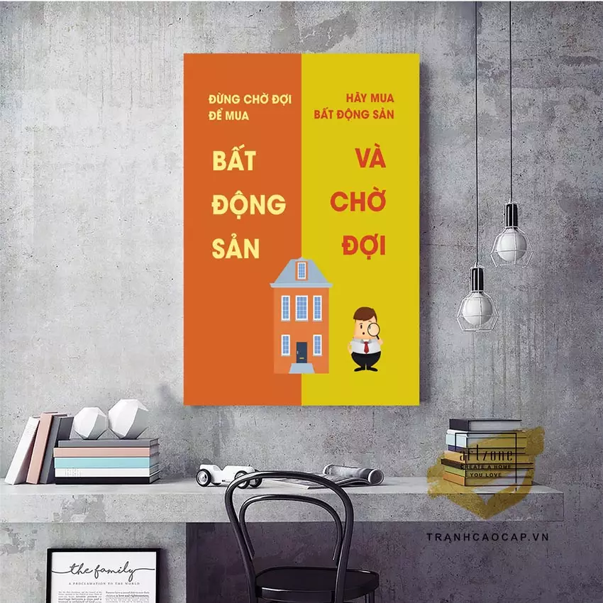 Tranh Mica văn phòng AZ1-1264 - Thể hiện phong cách chuyên nghiệp