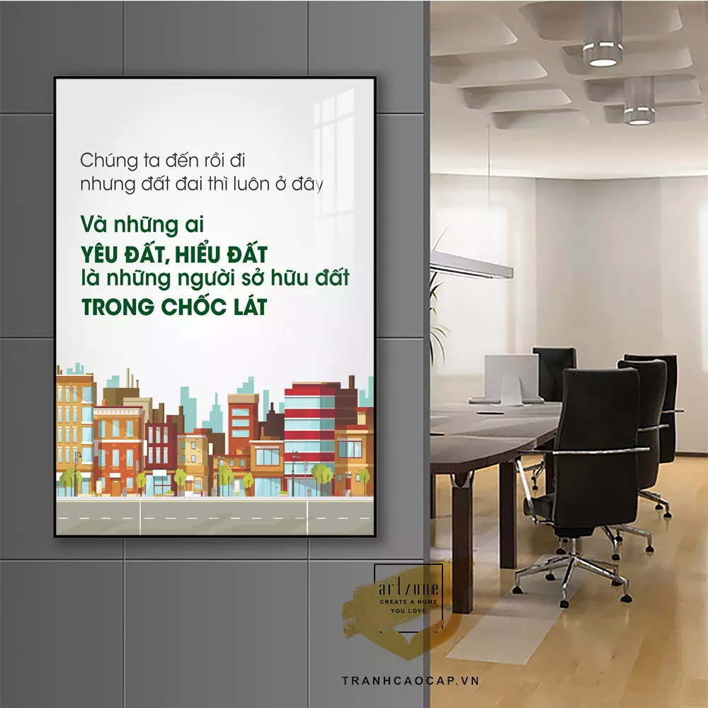 Lợi ích của tranh slogan mica trong văn phòng
