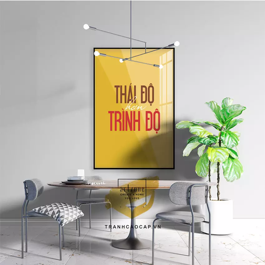 Tranh Mica Slogan Động Lực Làm Việc