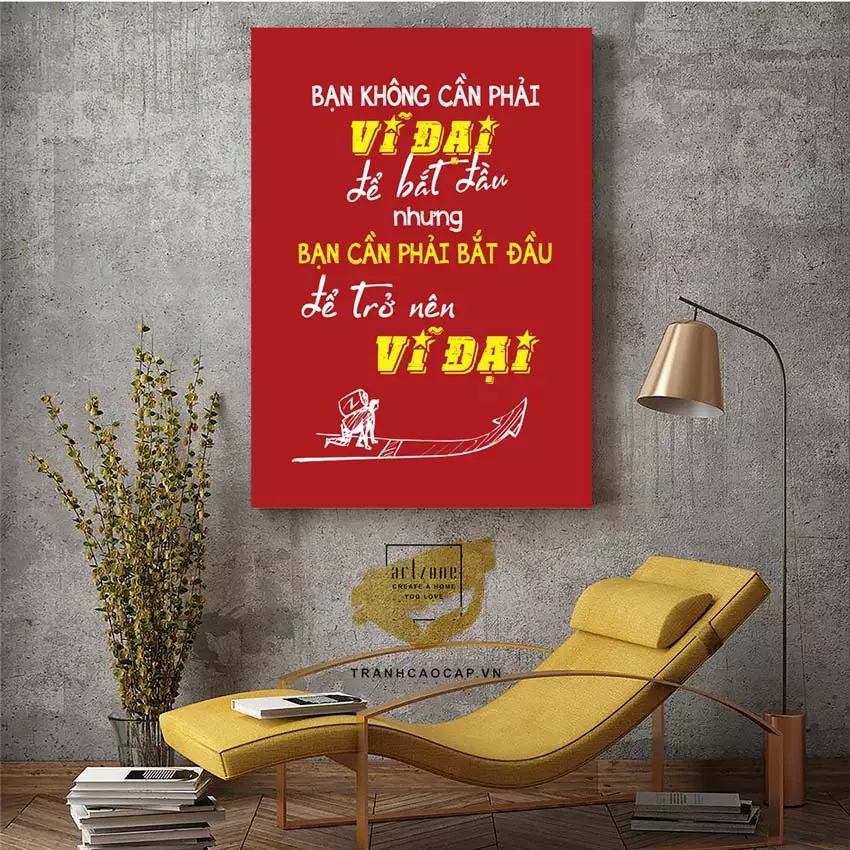 Tranh mica động lực truyền cảm hứng và động lực cho nhân viên