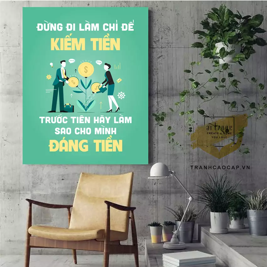 Ánh sáng phù hợp làm nổi bật vẻ đẹp của tranh