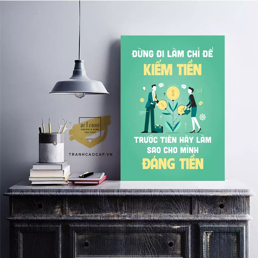 Tranh Mica Động Lực AZ1-1271: Nguồn cảm hứng bất tận cho không gian làm việc