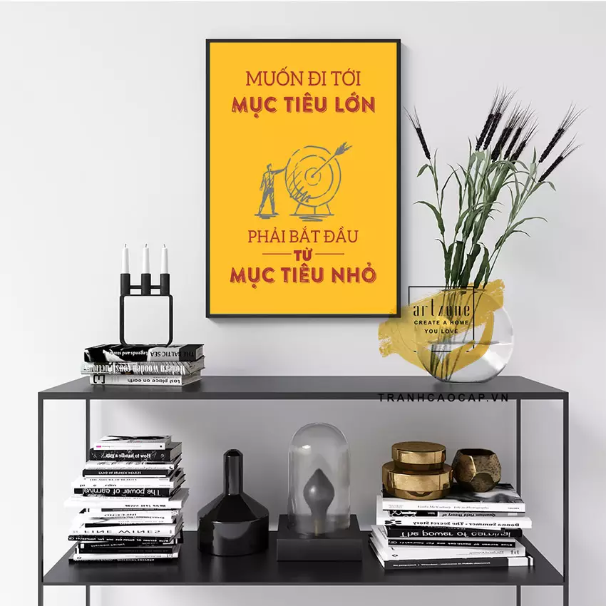 Tranh slogan treo tường văn phòng Mica AZ1-1273 Series
