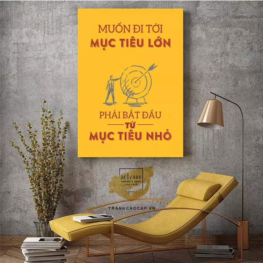 Tranh tạo động lực làm việc văn phòng Mica