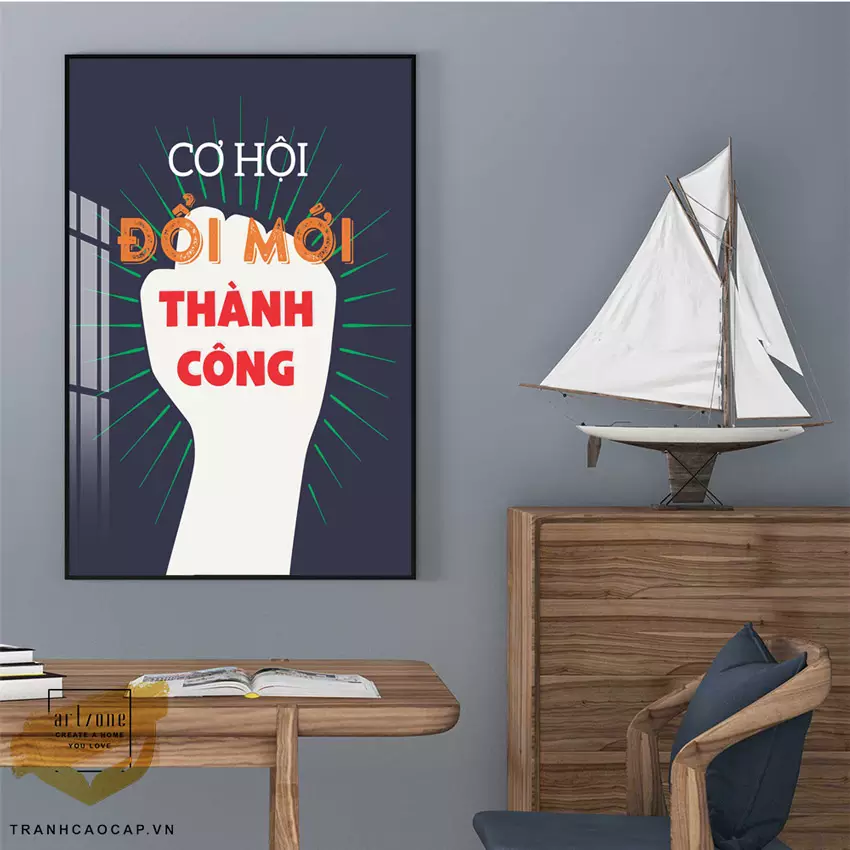 Các lựa chọn khung tranh và chất liệu cho Động Lực Decor