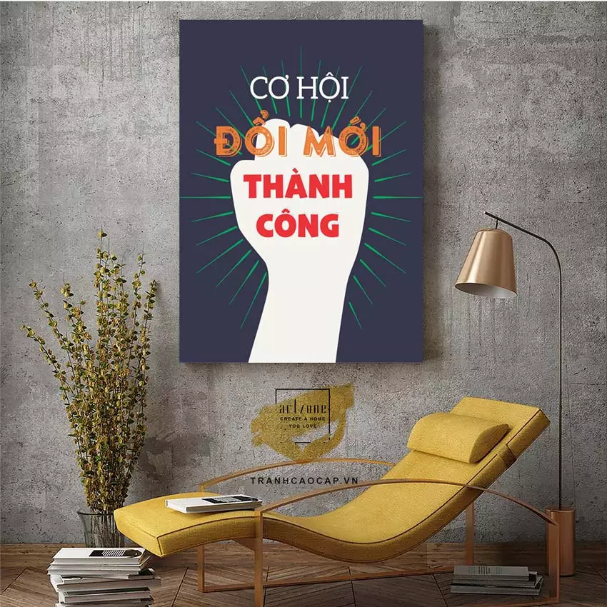 Cách treo tranh Động Lực Decor đúng cách